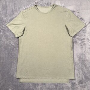 Lululemon Shirt Mens L Commission Short Sleeve Casual Armpit Gusset Gym Active